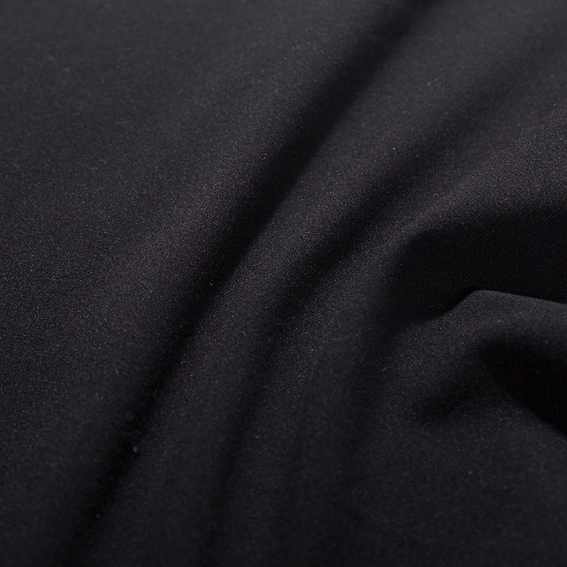 J100P1383 Soft مصبوغ النسيج الكامل للبوليستر للسراويل