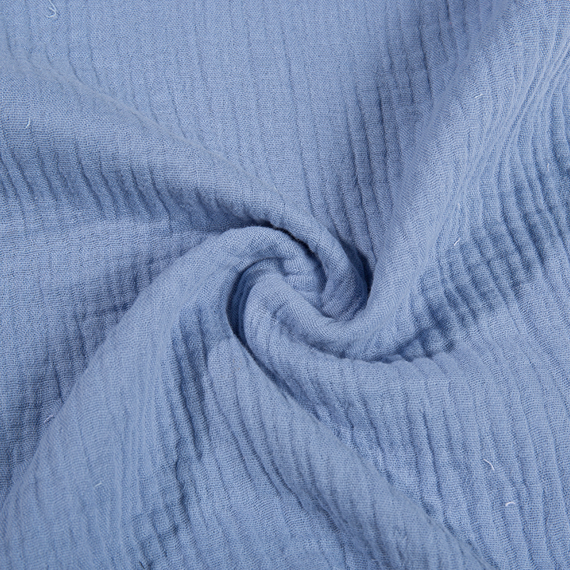 J100C1581 Muslin Crepe Crepe Cotton المصبوغ النسيج للسراويل